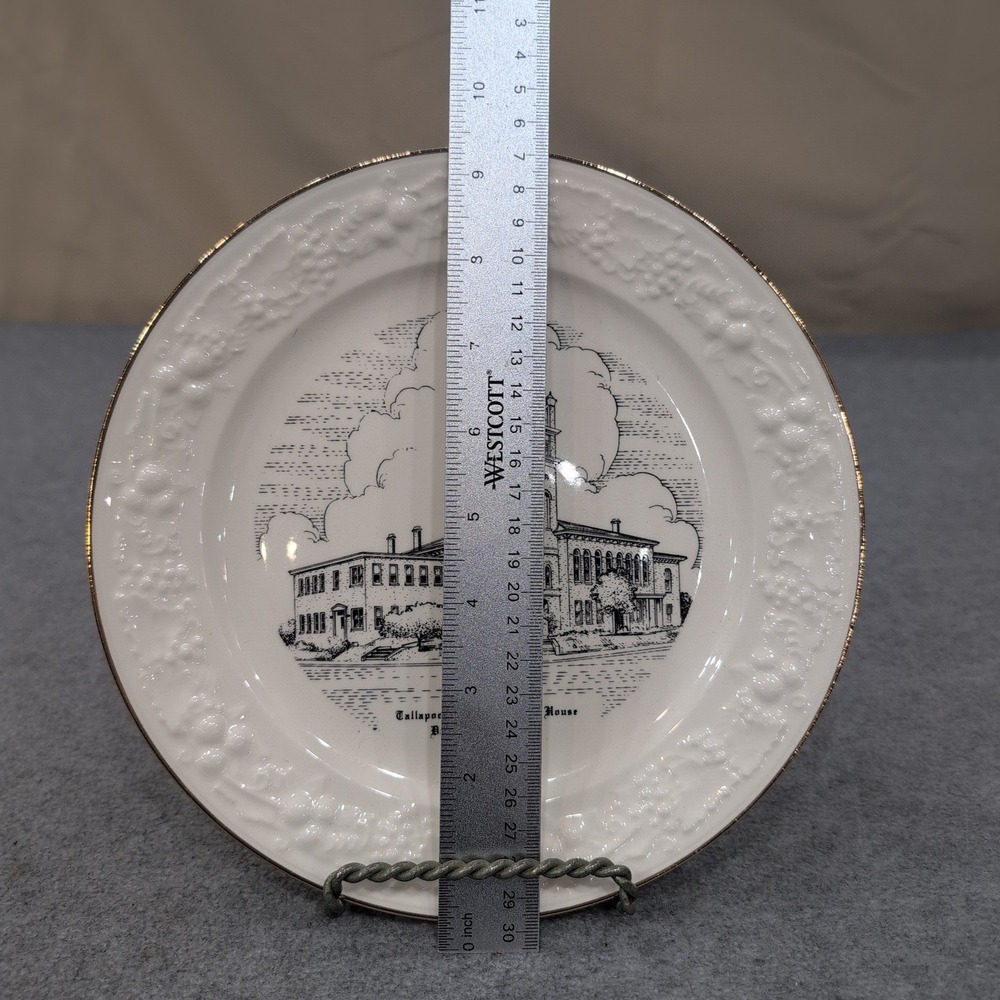 Tallapoosa‎ County Courthouse Homer Laughlin Plate Commemorative Alabama - Picture 2 of 3